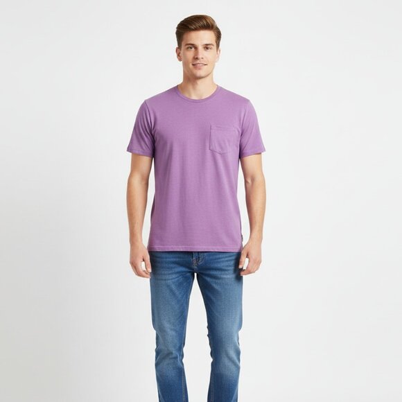 NEW R.O.W. Men's Relaxed Fit Pocket T-Shirt - Picture 1 of 7